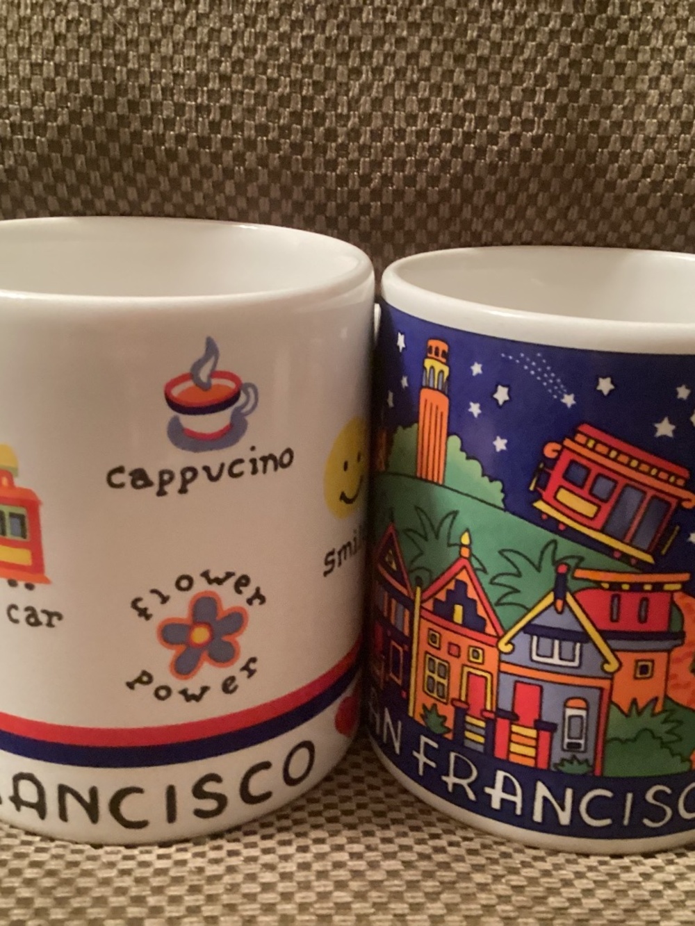 Lot of 2 San Francisco mugs